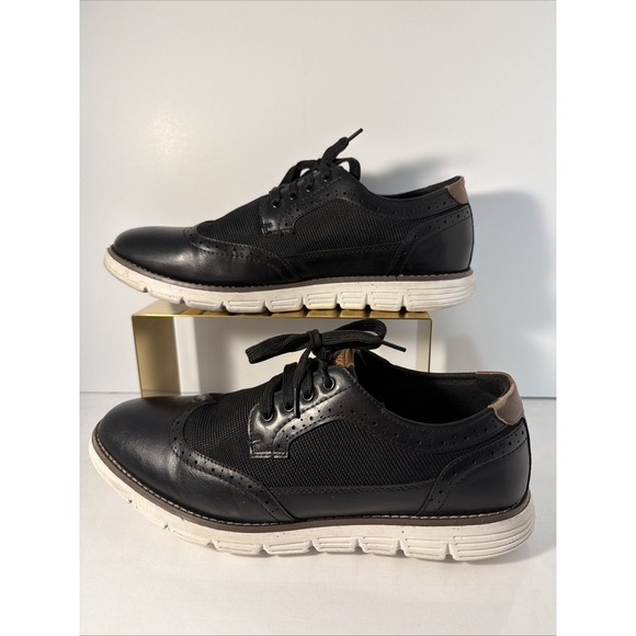 London Fog Other - LONDON FOG Collection Mens Sneakers Oxford Style  size 11 Lace up Shoes Black